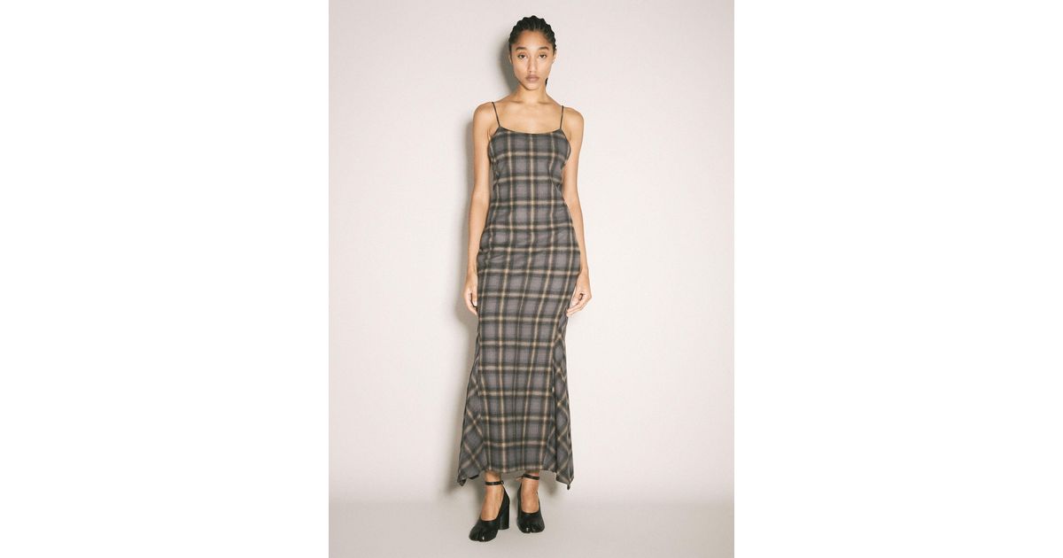 【送料&関税込】Our Legacy Naiad Dress Our Legacy Naiad Dress - Oyster Check | Garmentory