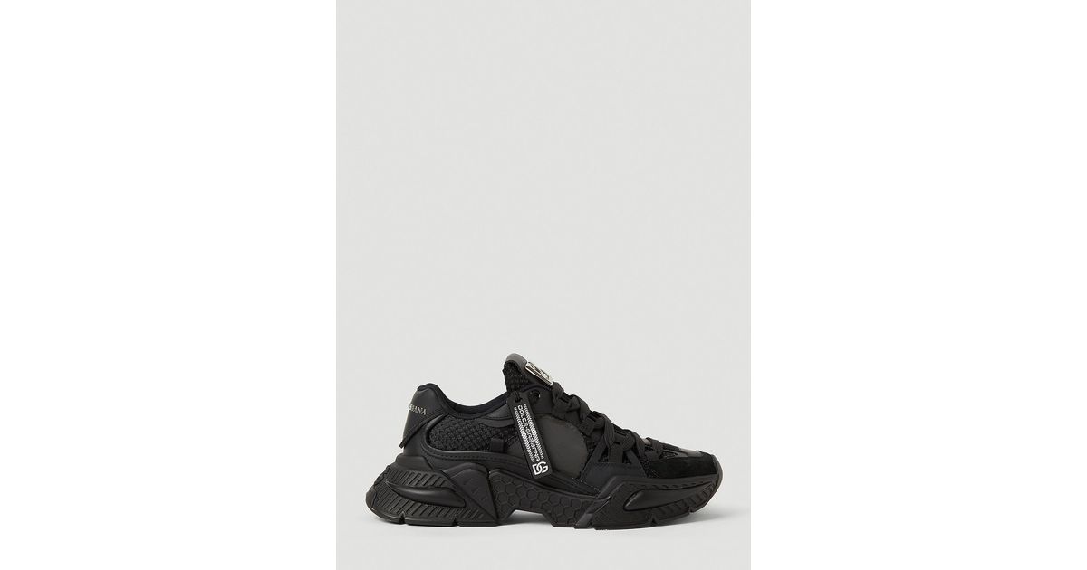 Dolce & Gabbana Airmaster Sneakers in Black | Lyst