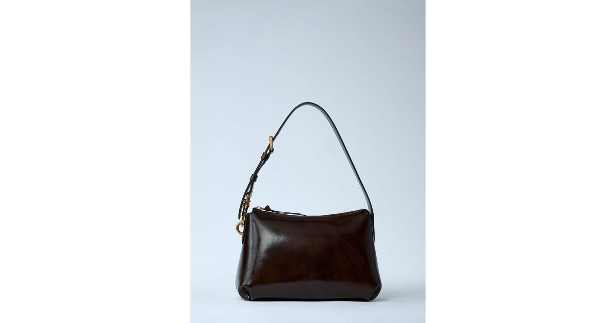 Dries Van Noten Leather Shoulder Bag in White | Lyst UK
