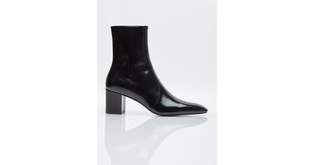 【最終値下げ】XIV 70 ZIPPED BOOT SAINT LAURENT SAINT LAURENT - Xiv 70 Zipped Shiny Boots Saint Laurent