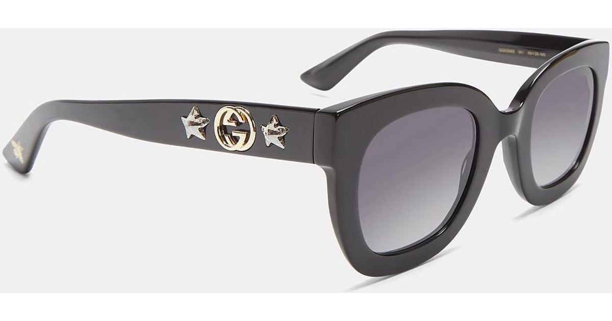 gucci black star sunglasses