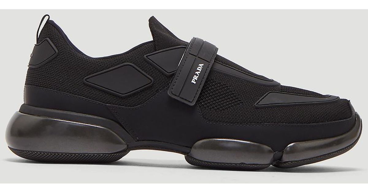 prada cloudbust black and blue