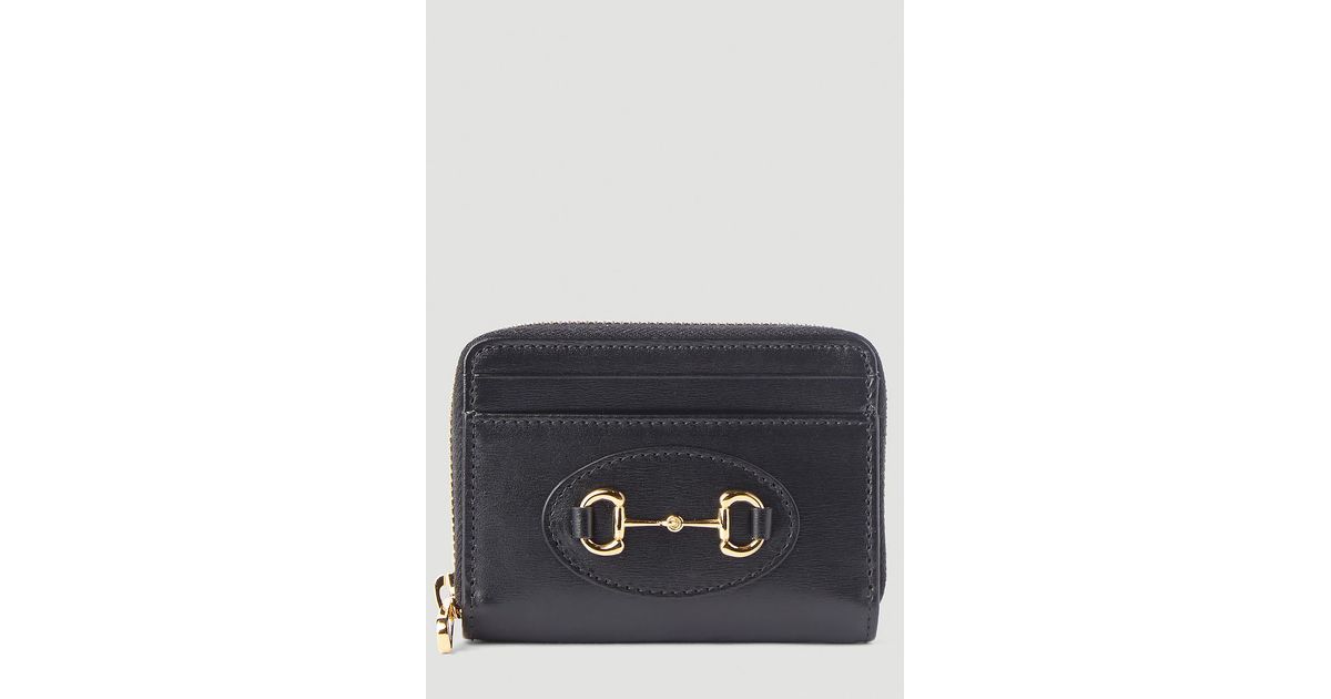 Gucci Horsebit 1955 Coin Purse in Blue Lyst