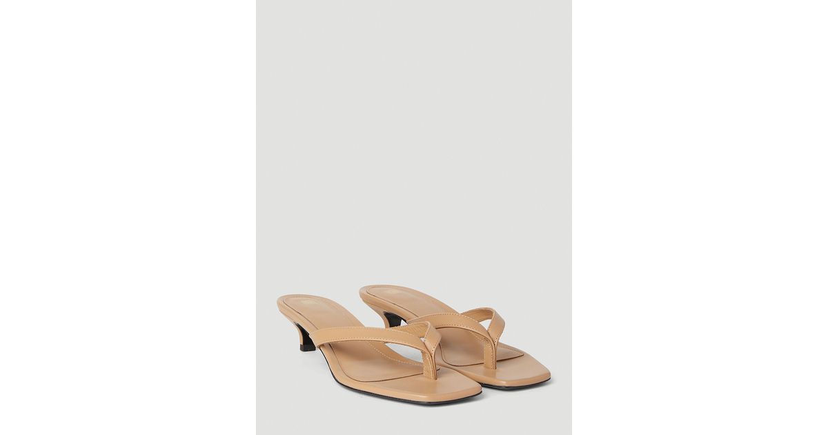 toteme flip flop heel