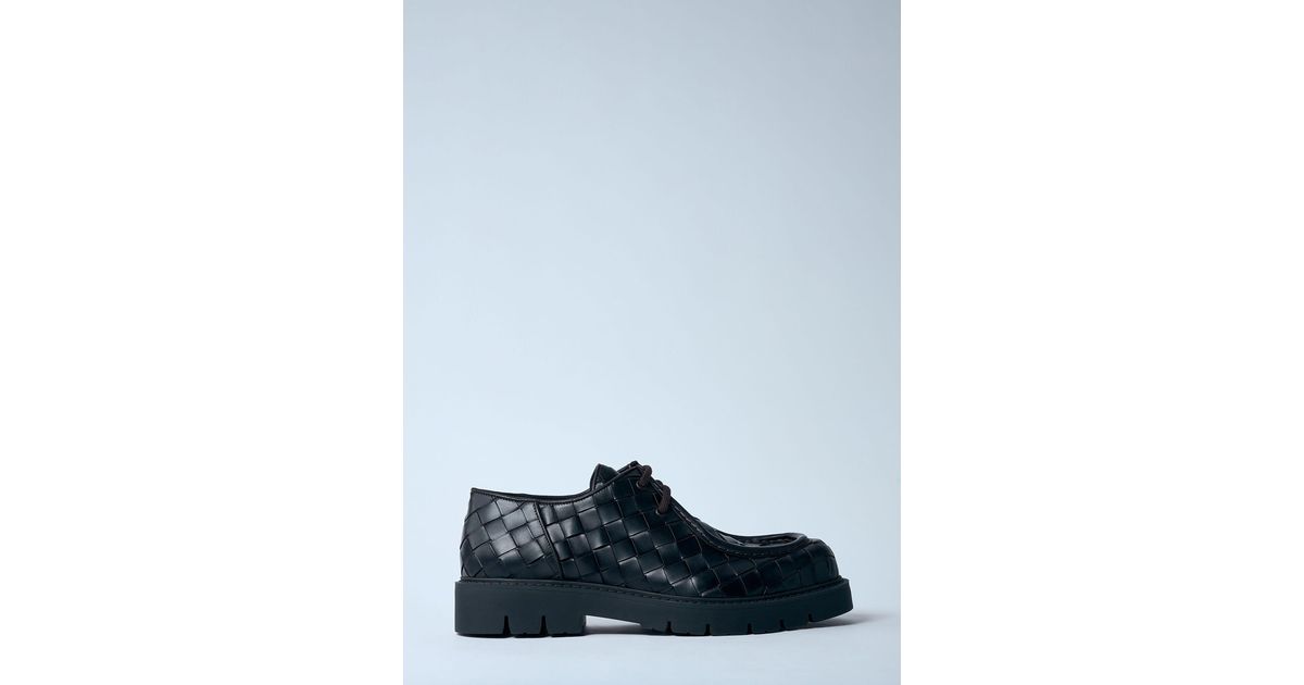 Bottega Veneta Haddock Lace-Up Shoes in Blue for Men | Lyst UK