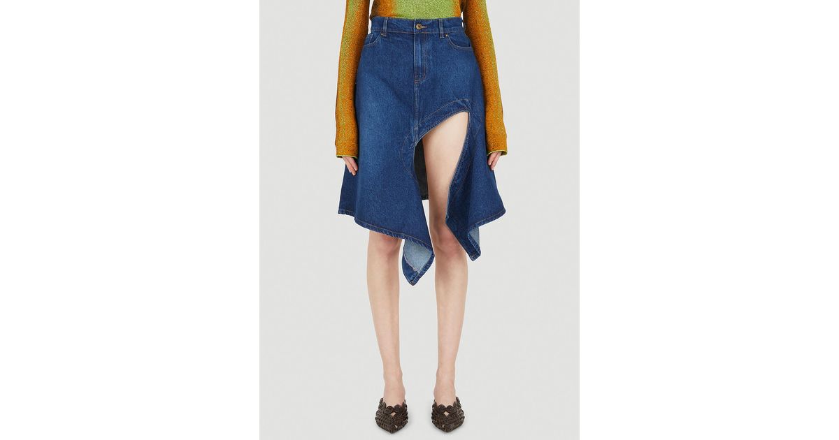 y-project-Blue-Cut-Out-Denim-