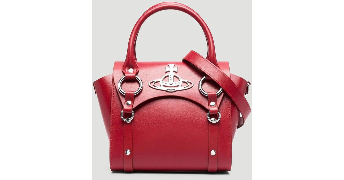 Vivienne Westwood Leather Betty Mini Handbag in Red | Lyst
