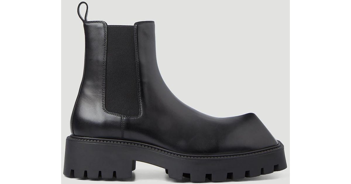 Balenciaga Rhino Ankle Boots in Black for Men | Lyst
