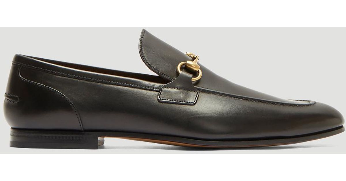 Gucci Jordaan Leather Loafers for Men | Lyst