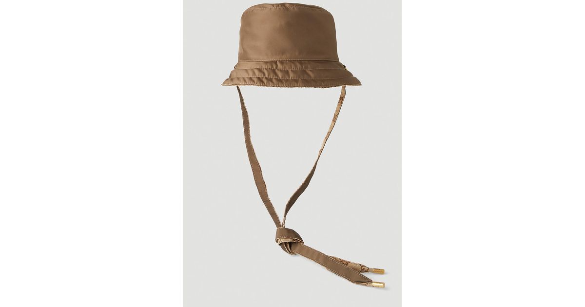帽子・その他 GUCCI Reversible burgundy nylon GG hat ハット GUCCI REVERSIBLE BURGUNDY NYLON GG HAT GUCCI