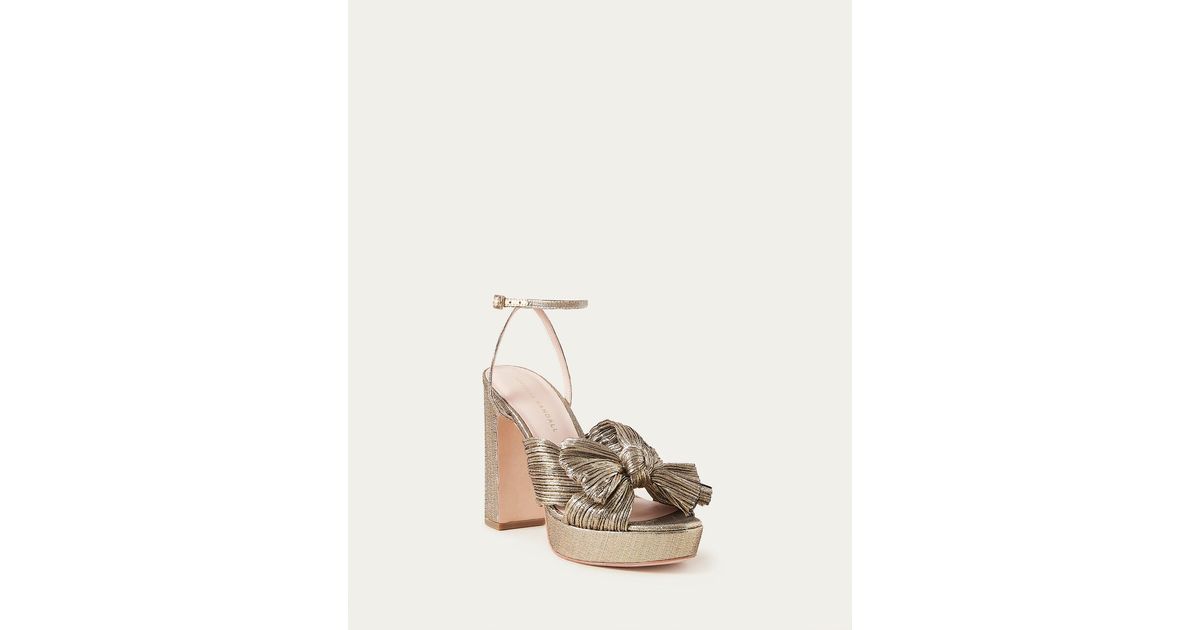 natalia emerald platform bow heel