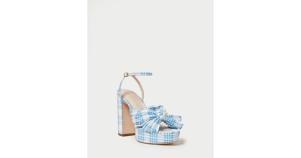 natalia emerald platform bow heel