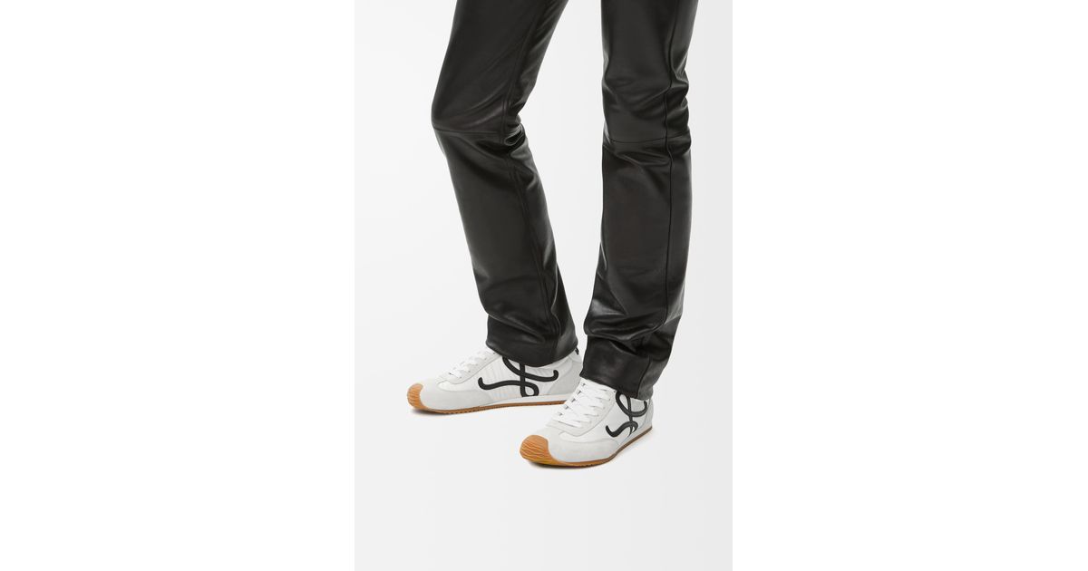 Loewe Luxury Ballet Runner 2.0 In Nylon And Calfskin in Black for Men ...