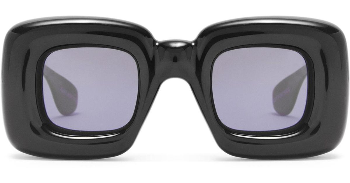 loewe inflated rectangular sunglasses