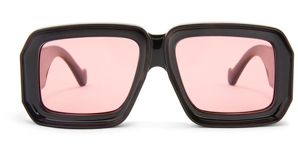 Loewe Luxury Paula's Ibiza Dive In Mask Sunglasses For in Shiny Black ...