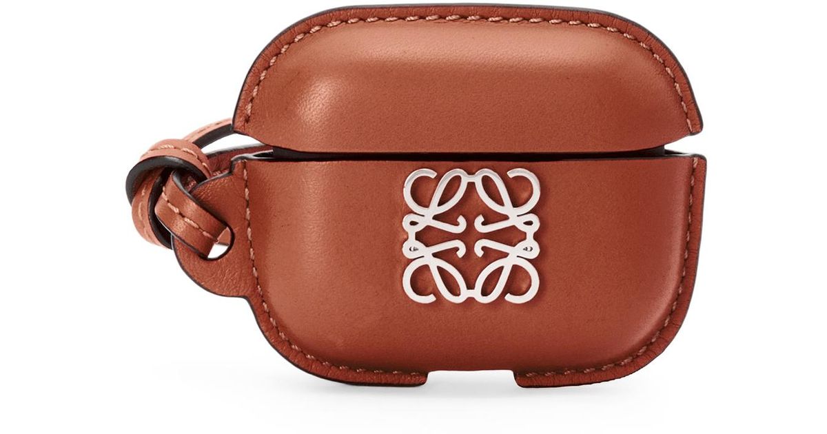 Loewe Leather Airpod Pro Case In Smooth Calfskin Lyst