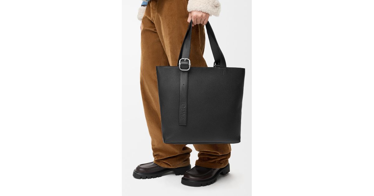 Loewe Loop Loewe Loop Zipped Tote in Black for Men | Lyst