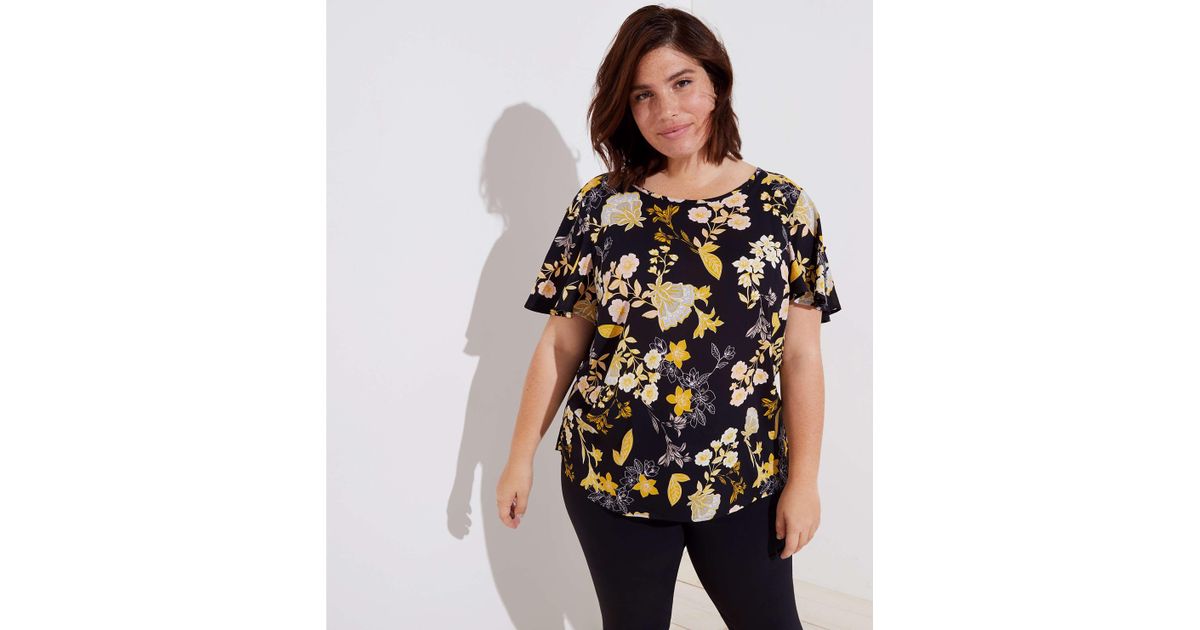 loft floral top