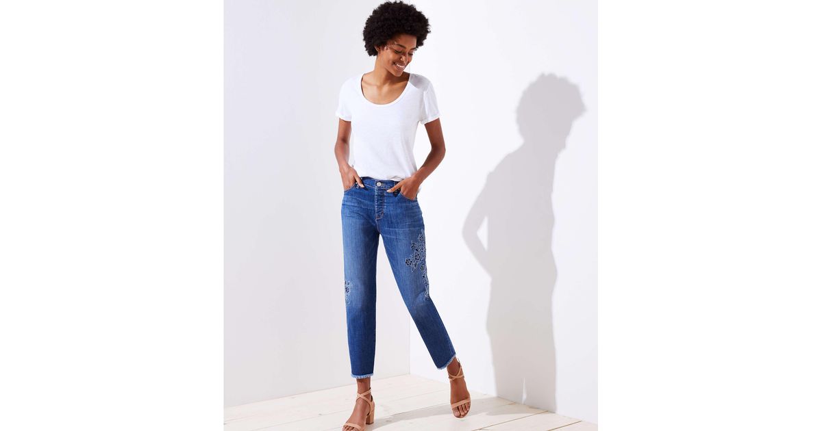 ann taylor loft boyfriend jeans