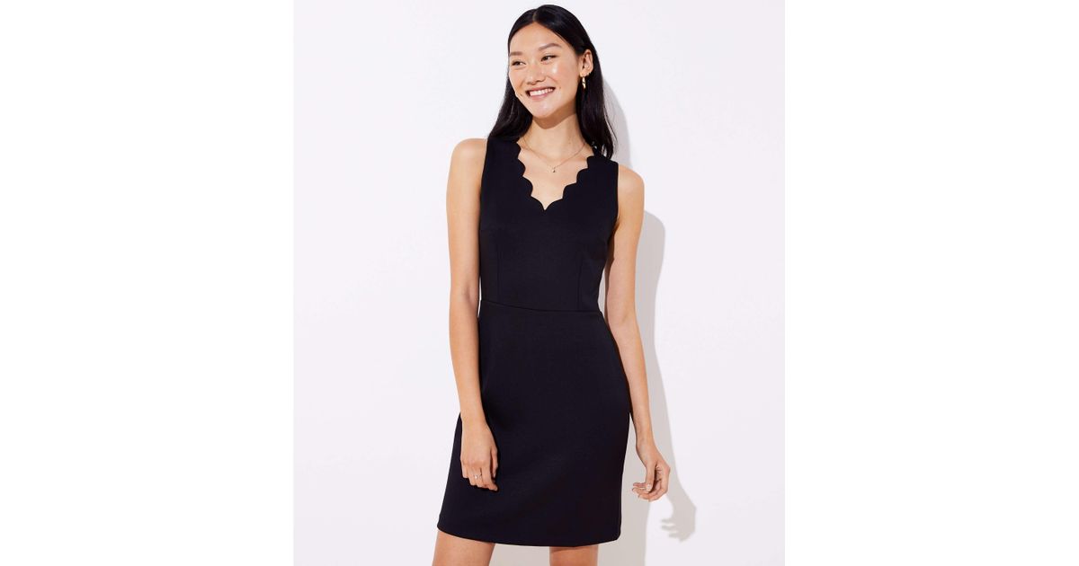 loft black dress