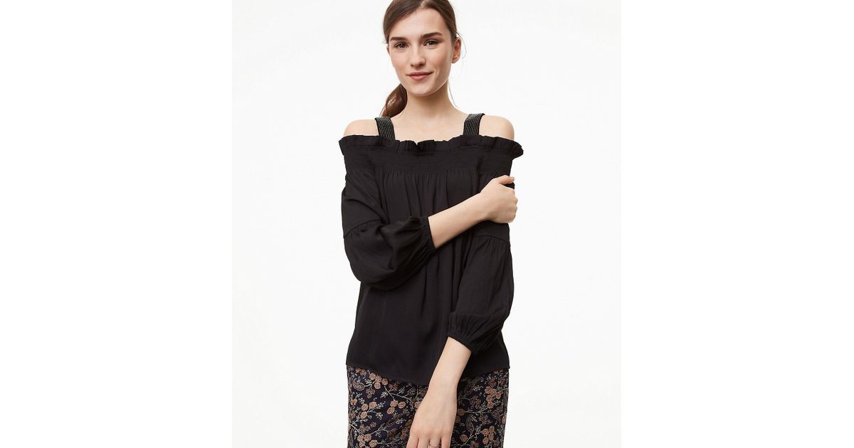 loft off the shoulder top