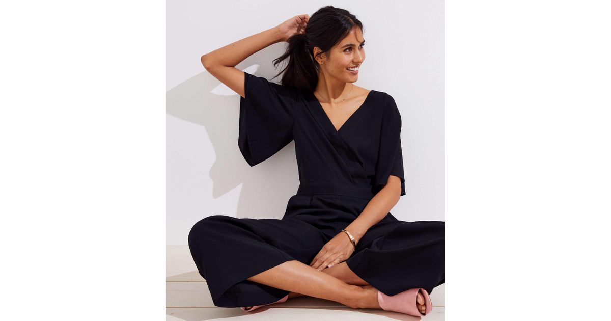 petite flare jumpsuit