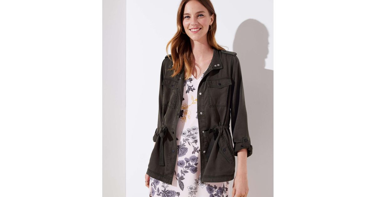ann taylor loft utility jacket