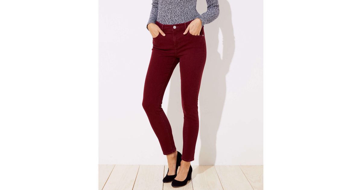 loft curvy skinny