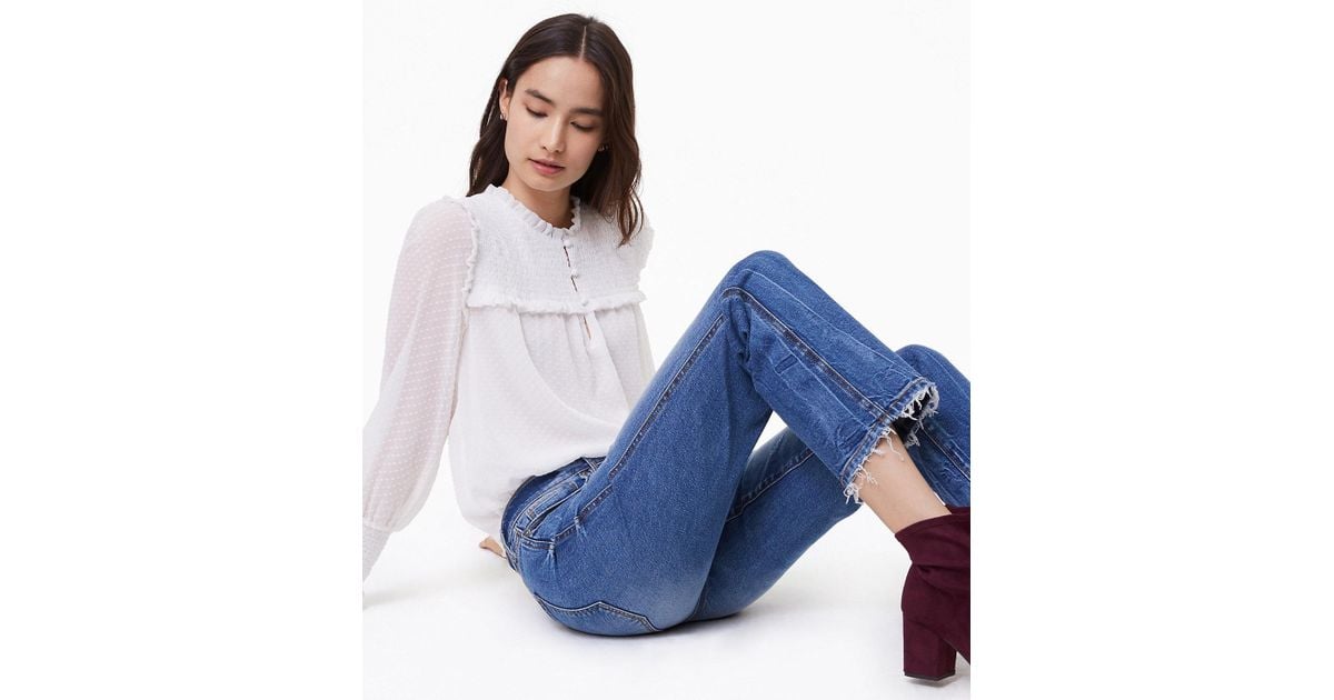 ann taylor loft modern straight jeans