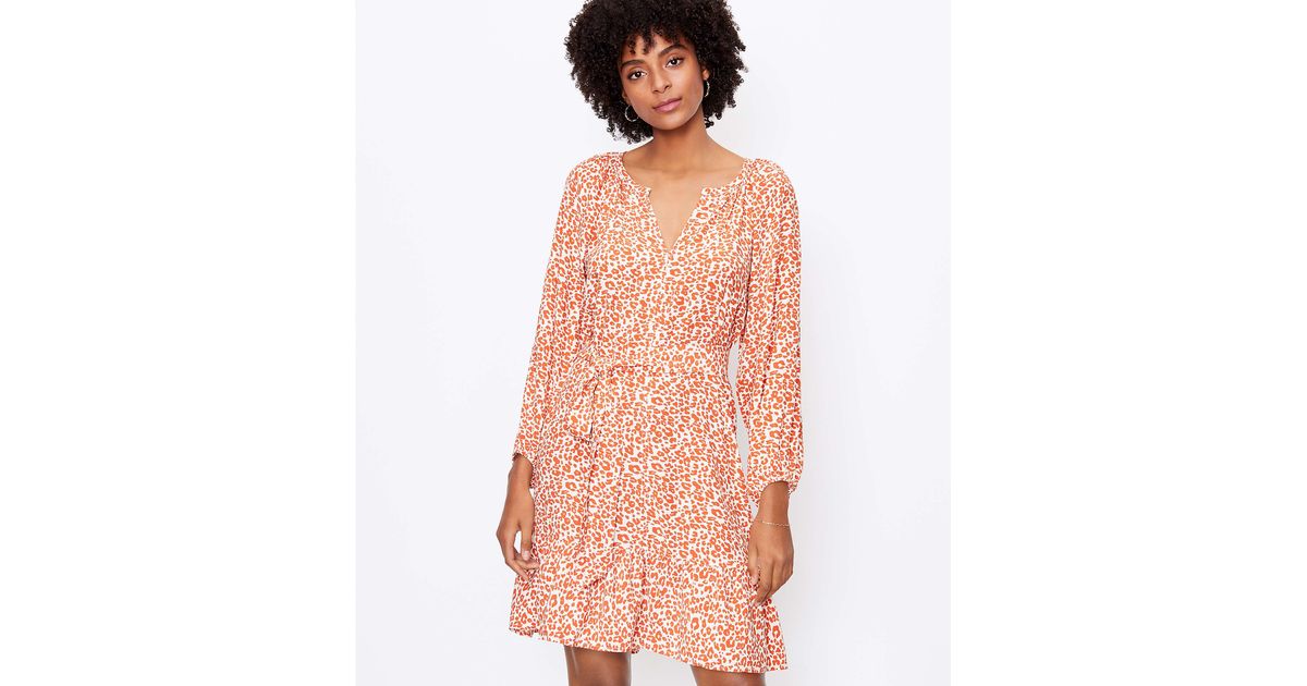 loft leopard dress
