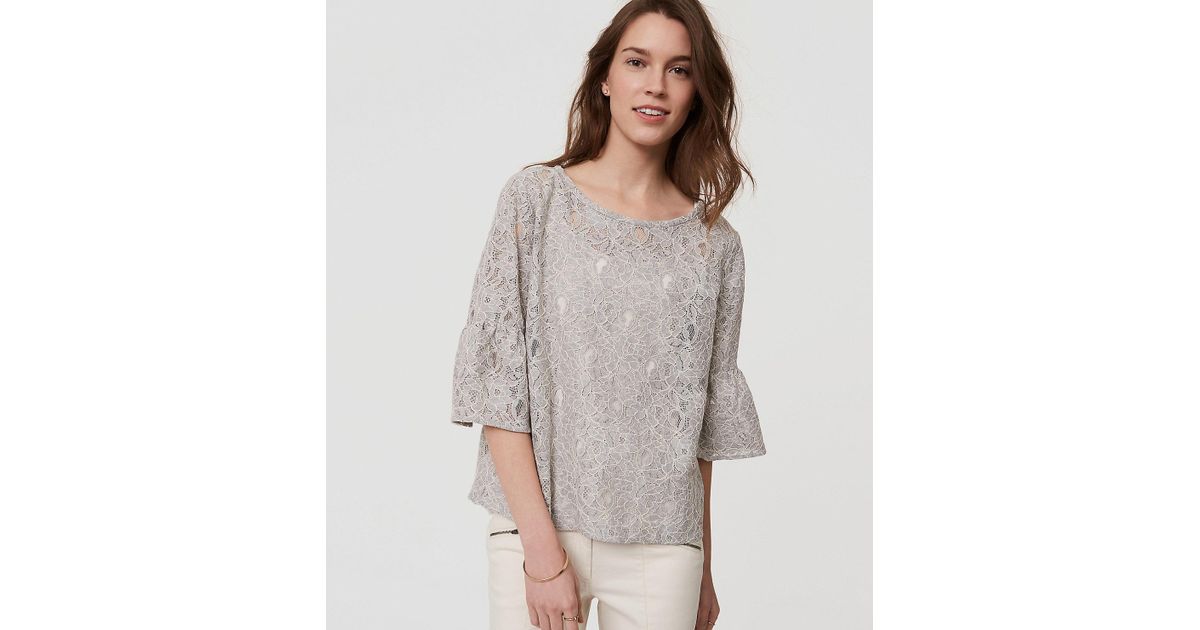 loft bell sleeve top