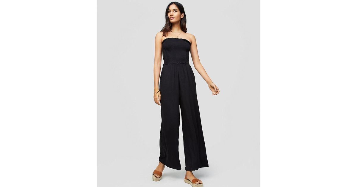 strapless beach jumpsuit