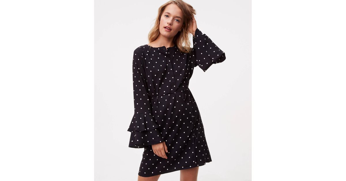 loft polka dot dress