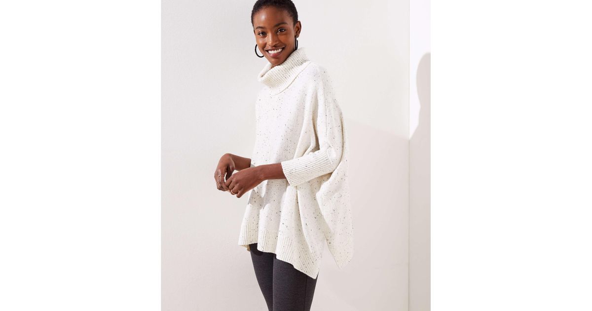 loft sweater poncho