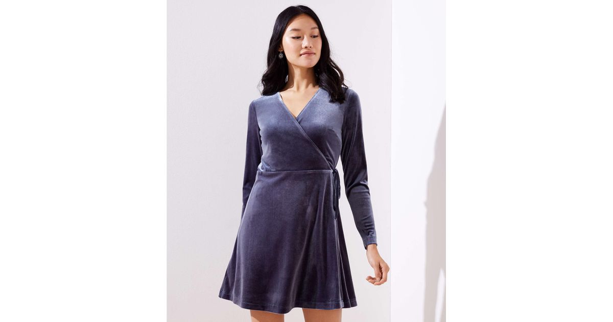 loft velvet dress