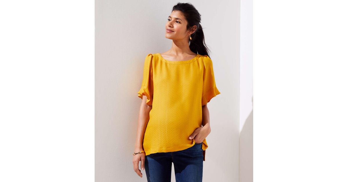 loft yellow top