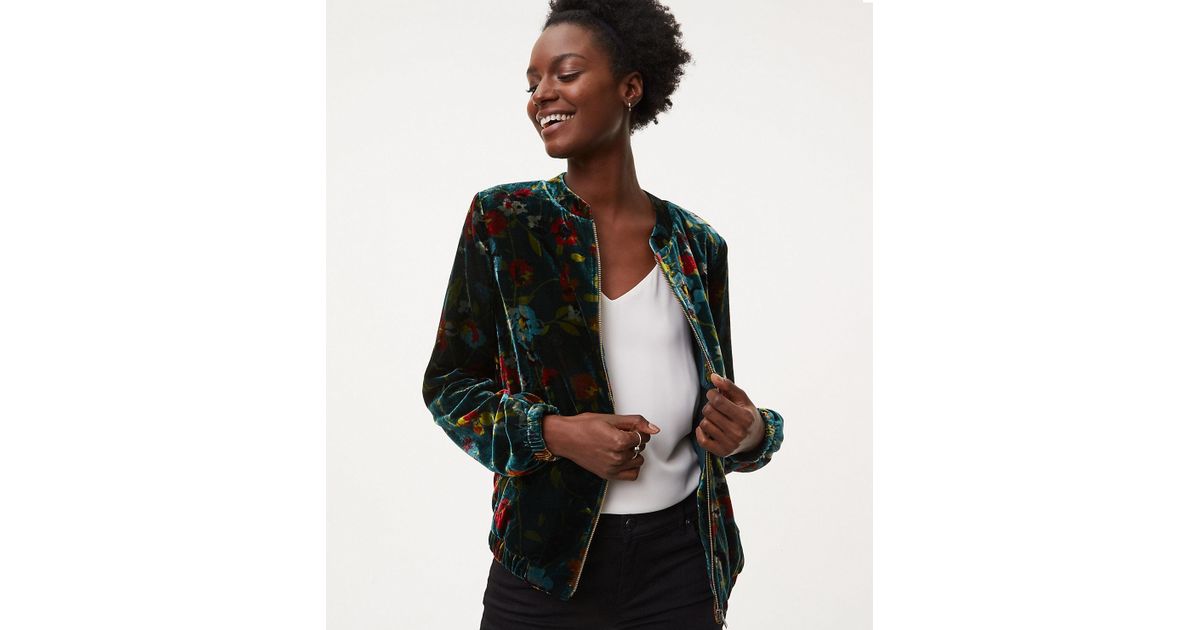 loft floral blazer