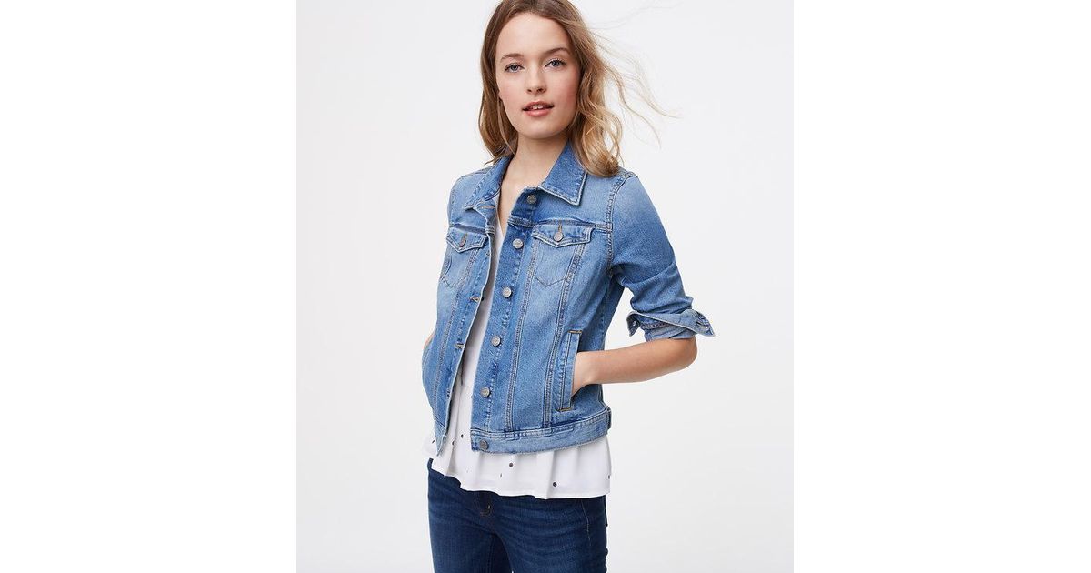 loft denim jacket