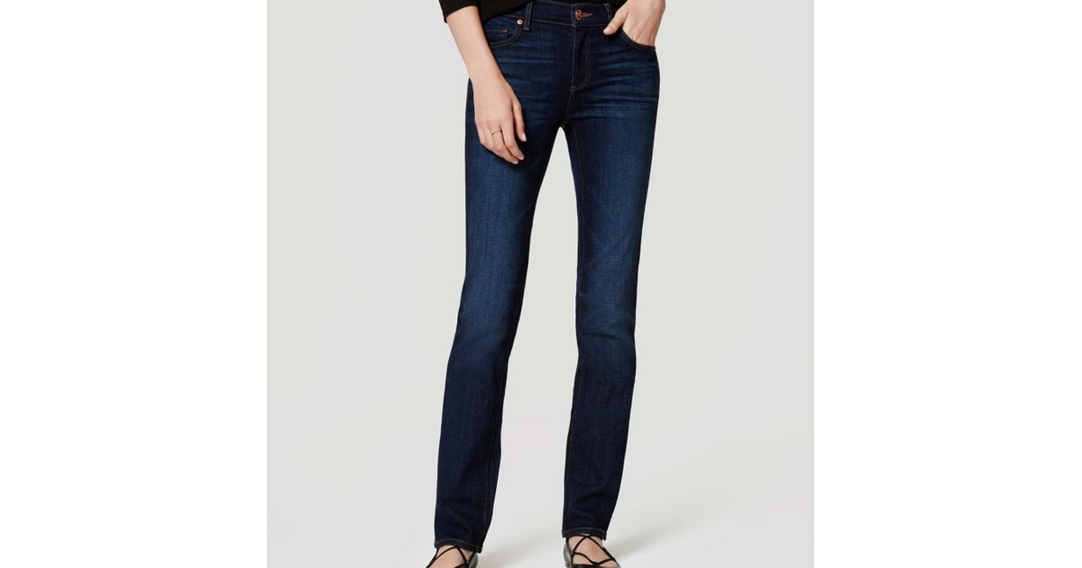 ann taylor loft modern straight jeans