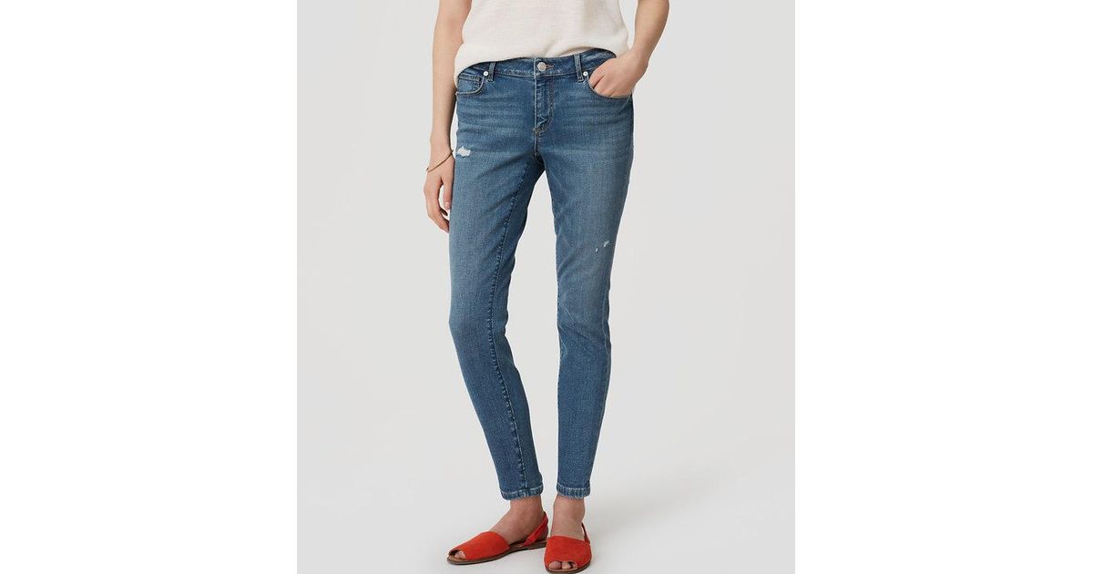 loft curvy skinny ankle