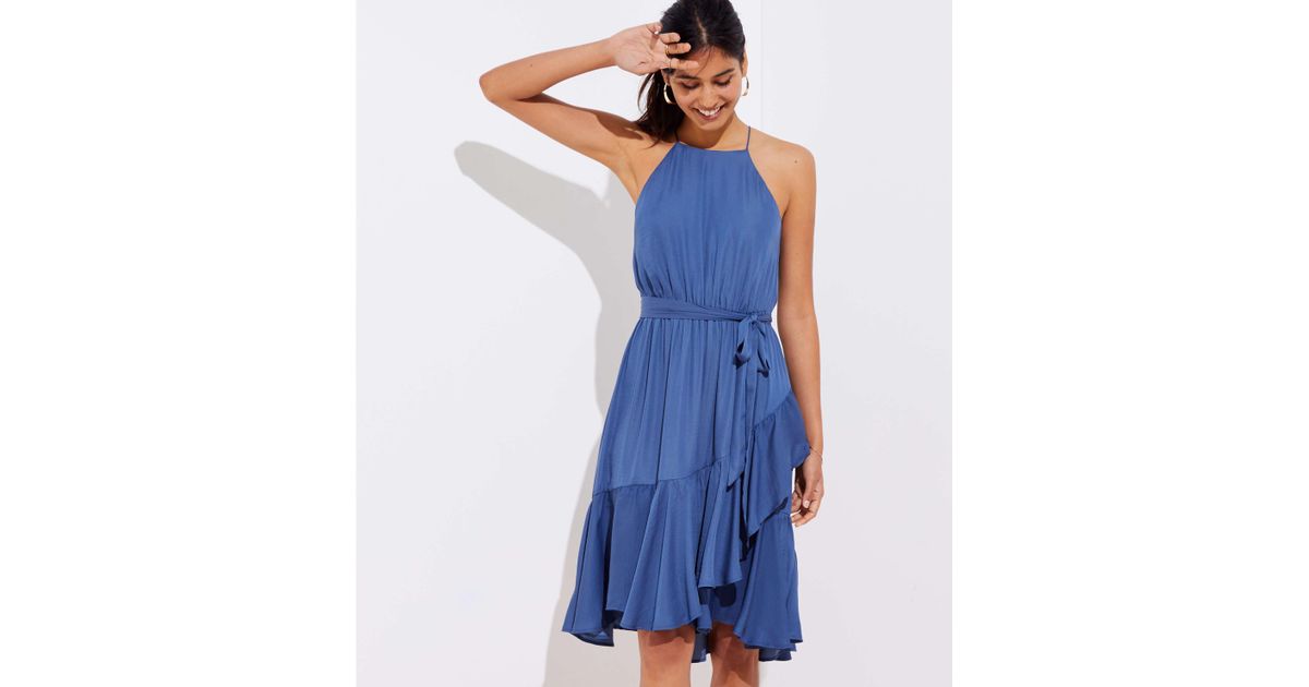 loft ruffle dress
