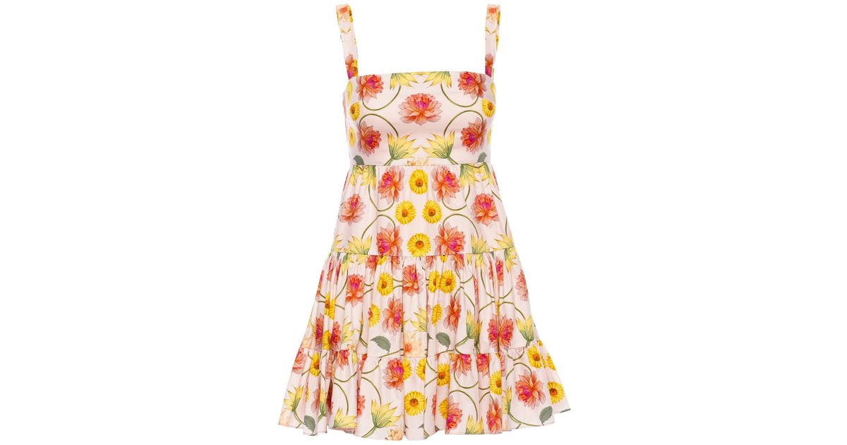 Borgo De Nor Freddie Cotton Poplin Mini Dress | Lyst