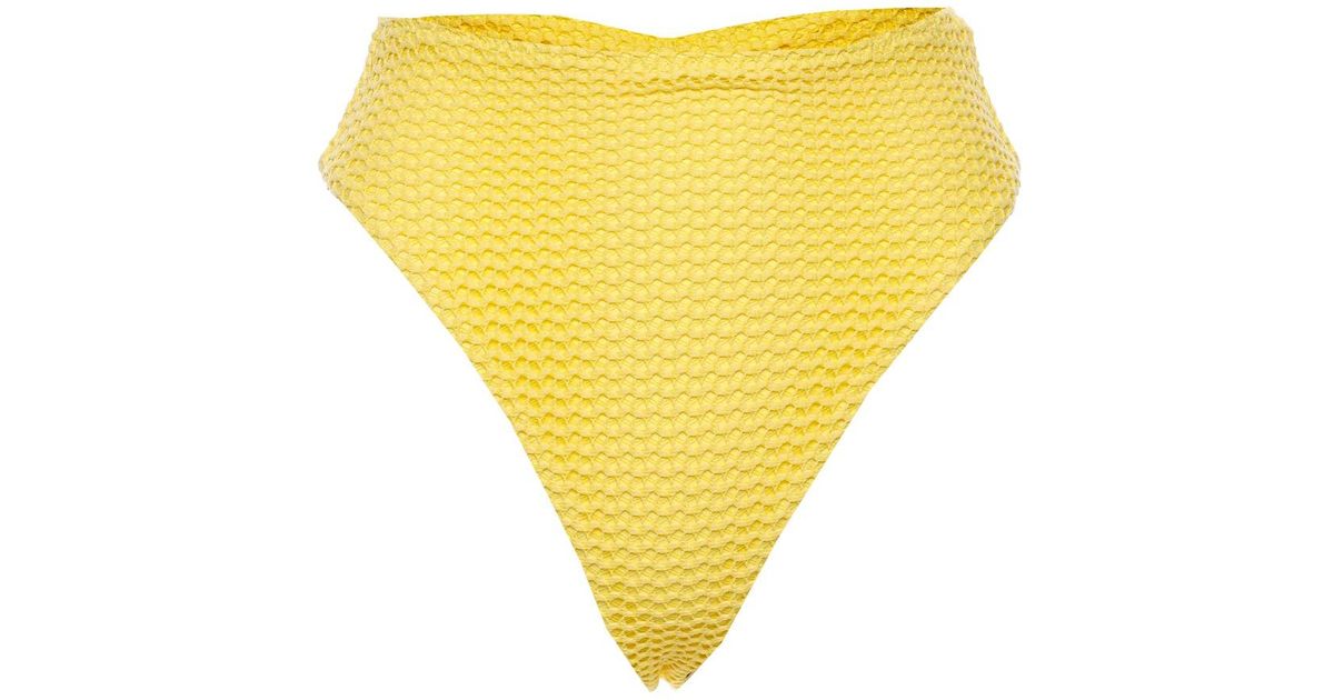 Montce Swim Paula Bikini Bottom in Yellow | Lyst UK