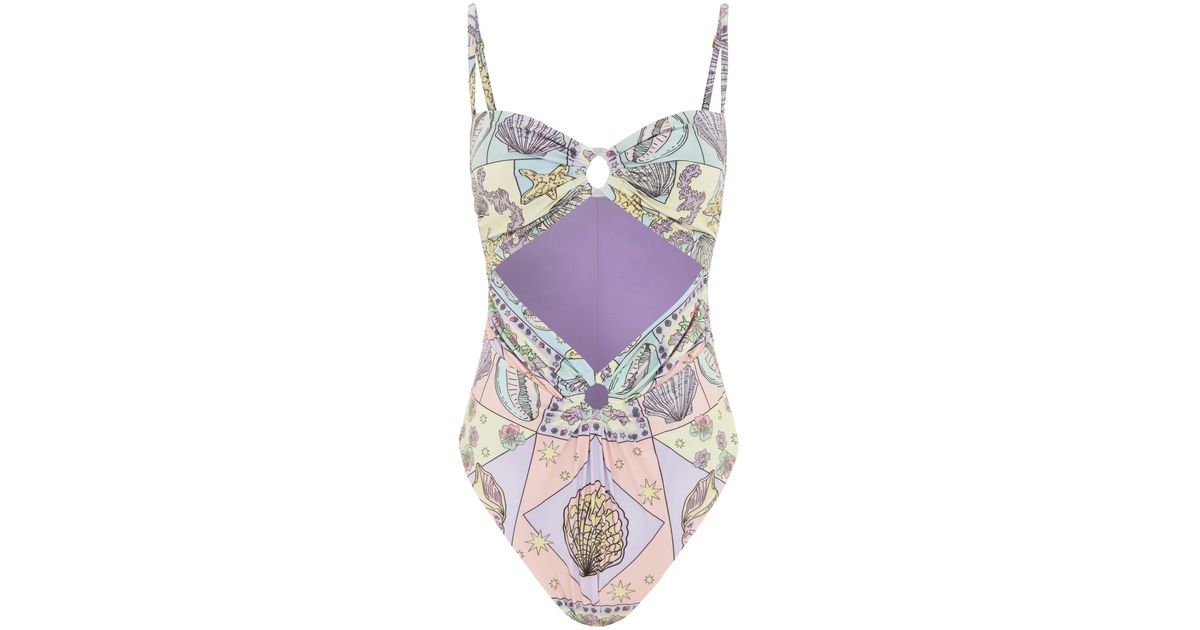 Oceanus Swimwear Moira Swimsuit in Purple Lyst