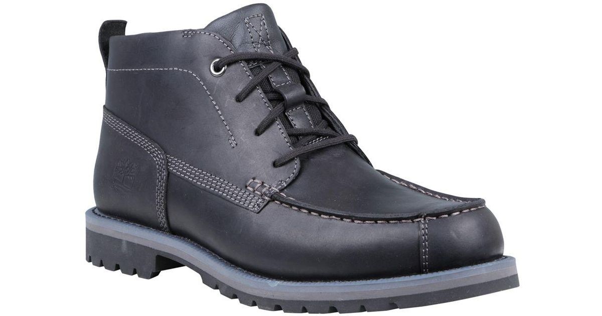 Timberland Grantly Moc Toe Chukka Boots in Black for Men - Lyst