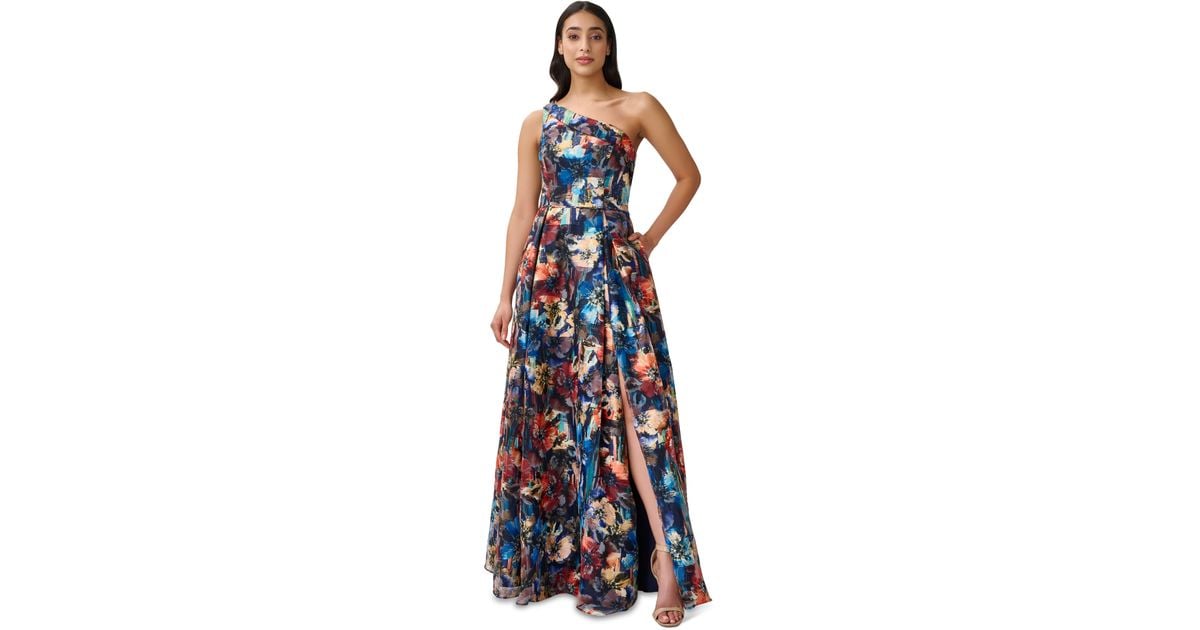 gown with one shoulder