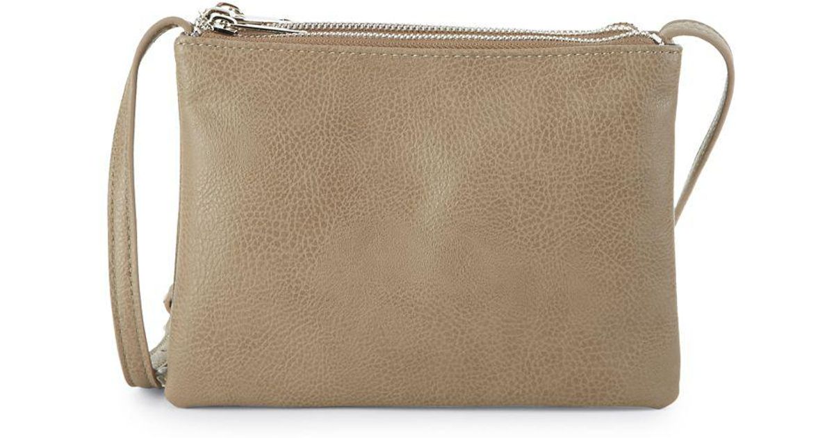 Lord Taylor Brown Triple Zip Crossbody Bag Lyst Lord Taylor Brown Triple Zip Crossbody Bag Lyst