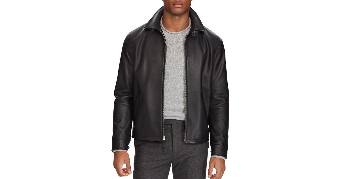 ralph lauren maxwell leather jacket