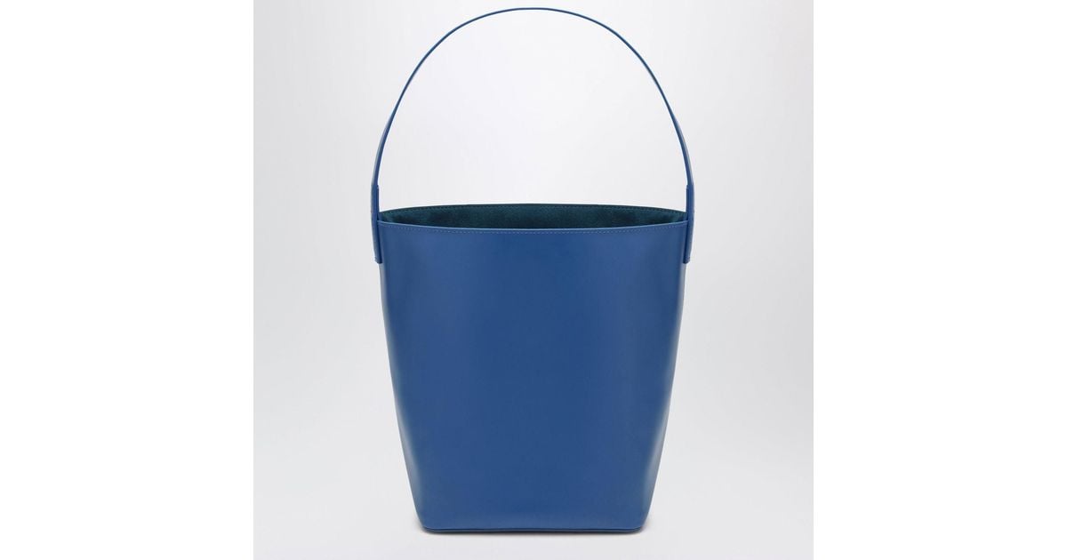 AURALEE S Cowhide Shoulder Bag in Blue | Lyst