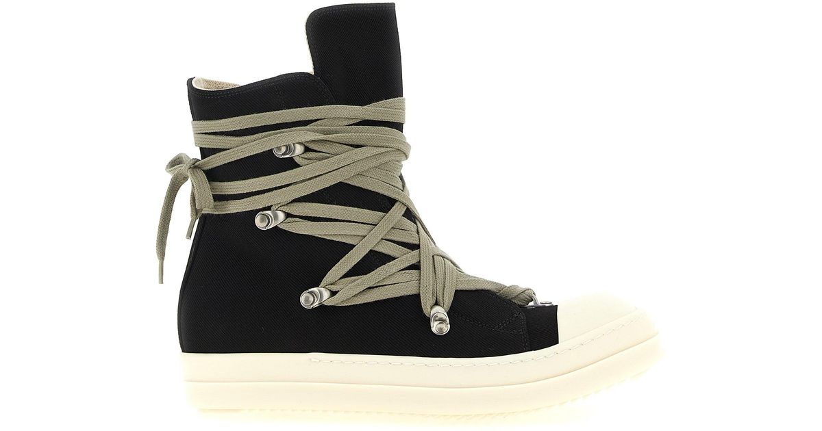 Rick Owens Pentagram Mega Lace in Black for Men | Lyst